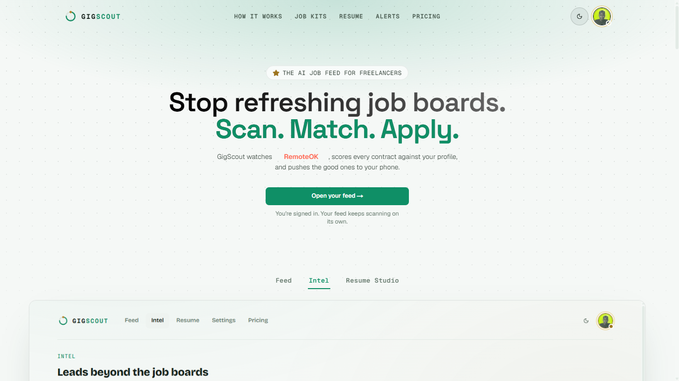 GigScout screenshot